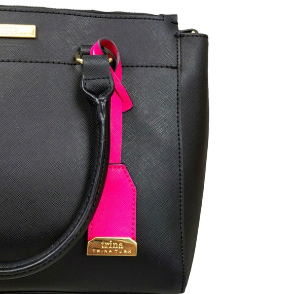 NWOT - TRINA TURK BLACK SHOULDER/CROSSBODY BAG - Picture 2 of 9